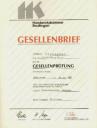 Gesellenbrief